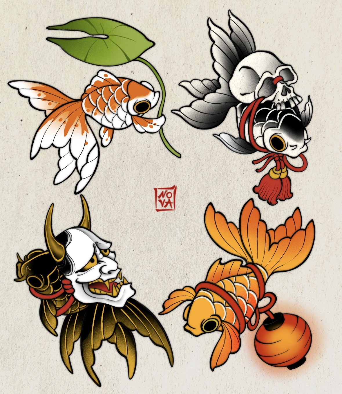 Available custom tattoo flash